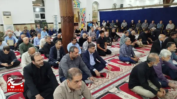 مراسم سوم شهید سیدحمید رضا صدیقی صابر