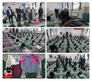 توزیع 650 بسته تحصیلی در بین دانش آموزان بی بضاعت چایپاره