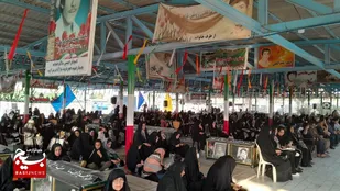 نجوای عارفانه دعای عرفه در شهرستان بهبهان دیار سرداران شهید