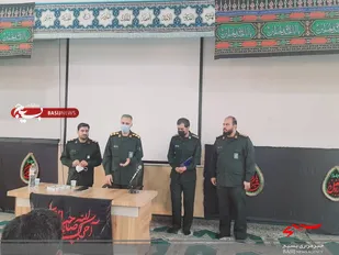 مراسم تکریم ومعارفه فرمانده حوزه مقاومت بسیج شهید مطهری