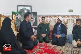 تجلیل نماینده مقام معظم رهبری از صبر و استقامت خانواده شهید &laquo;مبین سرگزی&raquo;