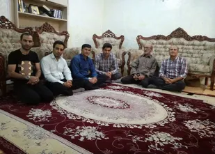 دیدار مرکز تربیت بدنی سپاه امیرالمؤمنین (ع) از ورزشکارانی که براثرسوانح مختلف خانه نشین شده اند