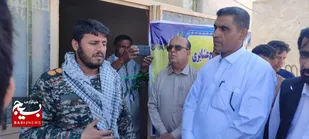 افتتاح پایگاه مقاومت بسیج شهید پرویز کدخدایی در بخش بنت شهرستان نیکشهر به مناسبت هفته بسیج