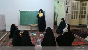 بازدید فرمانده حوزه حضرت زهرا (س) ازحلقه&zwnj;های صالحین
