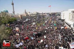 حضور وصف&zwnj;ناپذیر عراقی&zwnj;ها در تشییع رهبر شهید انقلاب اسلامی