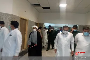بازدید از محل واکسیناسیون کرونا در شهرستان سیب و سوران