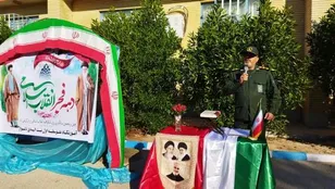 برگزاری یادواره شهدا در مدرسه دخترانه بنت الهدی شهر دلوار