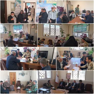 برپایی میز خدمت گروه ۴۴ توپخانه نزاجا در شهرستان بن&nbsp;