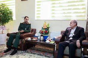 دیدار مدیرعامل کویرتایر با فرمانده سپاه انصارالرضا(ع) خراسان جنوبی