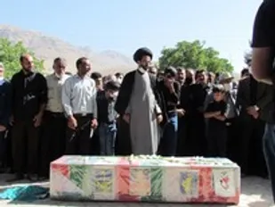 تشییع با شکوه شهید محمدرضا اسکندری نژاد در جونقان