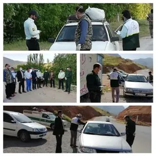 برپایی ایستگاه غربالگری در سامان و اردل
