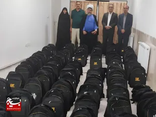 توزیع یک هزار و ۲۵۰ بسته لوازم&zwnj;التحریر در زاوه