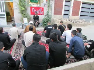 برنامه آبروی محله افتخار کوچه ها جلوی منزل شهید امین کرکین برگزار شد+تصاویر