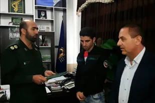 تقدیر از تکواندوکاران قهرمان جهان در نکا / تصاویر