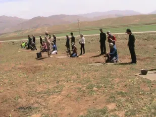 برگزاری اردوی عملی آمادگی دفاعی دانش آموزان در کوهرنگ