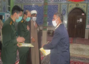 مراسم تکریم و معارفه فرمانده پایگاه مقاومت بسیج شهید چمران