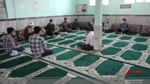 برگزاری جلسه طرح شهید سلیمانی در مسجد روستای خوش