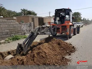 آبرسانی  25 روستا در پروژه آبرسانی مرد میدان جیرفت در حال اجراست