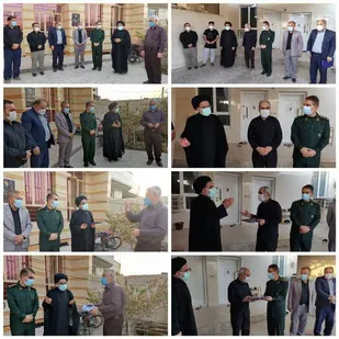 تجلیل سپاه ناحیه دهلران از دوتن از آزادگان سرافراز شهرستان