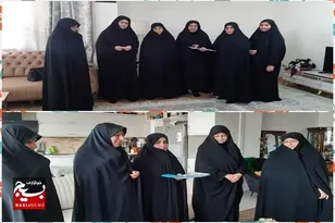 مسئول بسیج جامعه زنان سپاه شهدای آذربایجان غربی با خانواده شهید عباس‌زاده و مرادی دیدار کرد