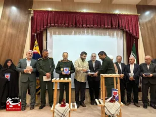 آیین رونمایی از دو اثر فاخر دفاع مقدس در شهرستان ساری برگزار شد