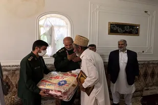 دیدار از خانواده معظم شهدا عشایری در میرجاوه