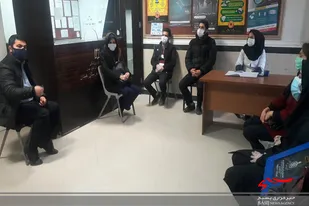 سرکشی فرمانده حوزه شهید صوفی همدان از طرح شهید سلیمانی در مراکز بهداشت