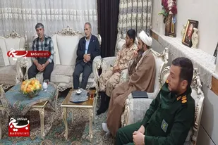 بسیجیان سرخه با رزمنده دفاع مقدس دیدار کردند