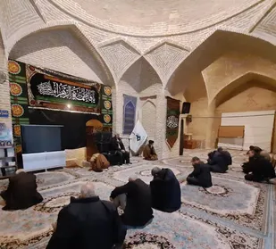 سوگواری ایام فاطمیه در مسجد جامع شهرکرد
