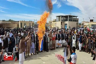 راهپیمایی مردم سیب و سوران به مناسبت ۲۲ بهمن