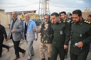 گزارش تصویری/ بازدید سردار زهرایی مسئول سازمان بسیج سازندگی کشور از منطقه زلزله زده خوی