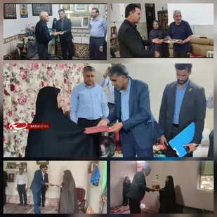 دیدار با خانواده معزز شهداء&zwnj;حاجی&zwnj;آباد در هفته دولت&zwnj;