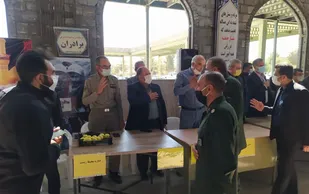 برپایی میزخدمت در شاهرود + تصاویر