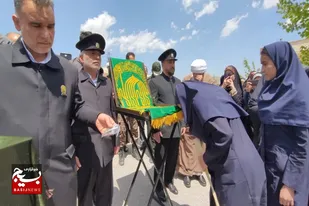 حضور کاروان زیر سایه خورشید در جمع دانش&zwnj;آموزان سامن ملایر