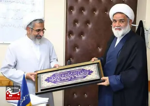 دیدار فرمانده تیپ مستقل ۸۳ امام جعفر صادق (ع) با مسئول دفتر نمایندگی ولی فقیه در سپاه استان