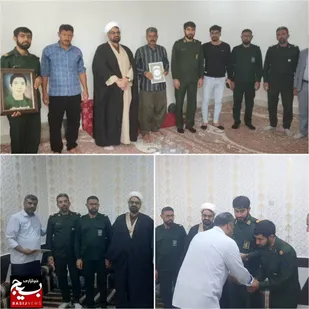 دیدار با خانواده معظم شهدا در شهرستان کرخه