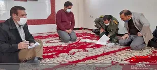 دیدار فرمانده سپاه ناحیه دلفان با خانواده بازنشستگان سپاه