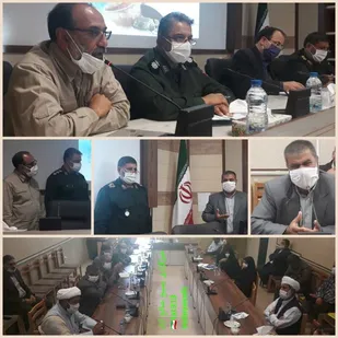 معارفه اولین مسئول دفتر حفظ آثار و نشر ارزش&zwnj;های دفاع مقدس شهرستان صالح آباد