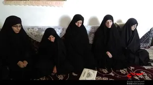 دیدار بسیجیان حوزه حضرت معصومه(س) صالح&zwnj;آباد با خانواده شهید &laquo; قاسمی&raquo;