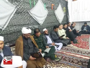 مراسم بزرگداشت شهدای خدمت و شهید ابطحی در روستای کوه سفید باخرز