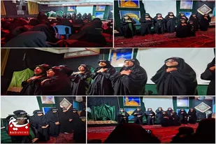 نمایشگاه تجسمی مصیبت حضرت رقیه (س) در سرخه برگزار شد