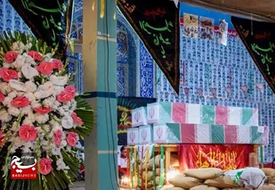 تشییع ۵ شهید گمنام در شهرها و روستاهای بام ایران
