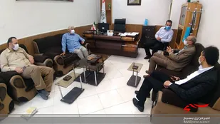 دیدار مسئول بسیج ورزشکاران خمینی شهر با رییس اداره اوقاف شهرستان
