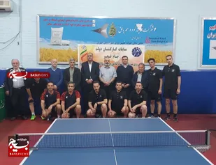 تیم مرکز مقاومت بسیج وزارت راه و شهرسازی قهرمان مسابقات تنیس روی میز کارکنان دولت شد