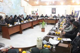 جلسه شورای اداری شهرستان گرگان در تیپ مردم پایه سپاه نینوا