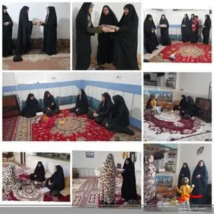 دیدار با خانواده بسیجیان بخش ارمند