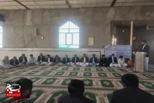 برگزاری میز خدمت جهادی در بخش نازیل شهرستان تفتان
