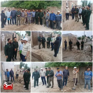 بازدید فرمانده سپاه پیشوا از پروژه اصلاح شبکه آبرسانی شهر جلیل آباد و دیدار و گفتگو با کارگران