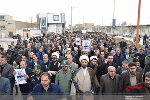 راهپیمایی مردم ولایت&zwnj;مدار فامنین در محکومیت اقدام تروریستی آمریکا