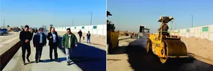بهسازی خیابان تهرانی مقدم کهریزک در فاز پایانی